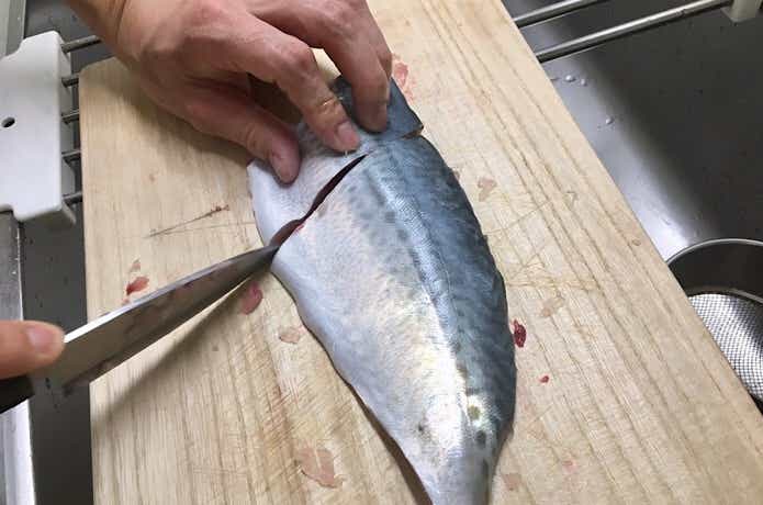 サバの調理