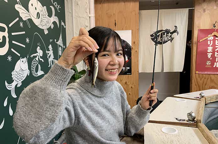 釣り掘カフェを体験