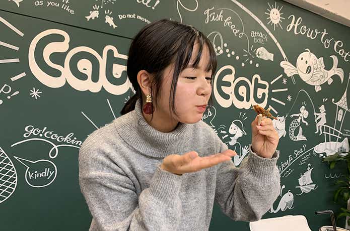 釣り掘カフェで食事