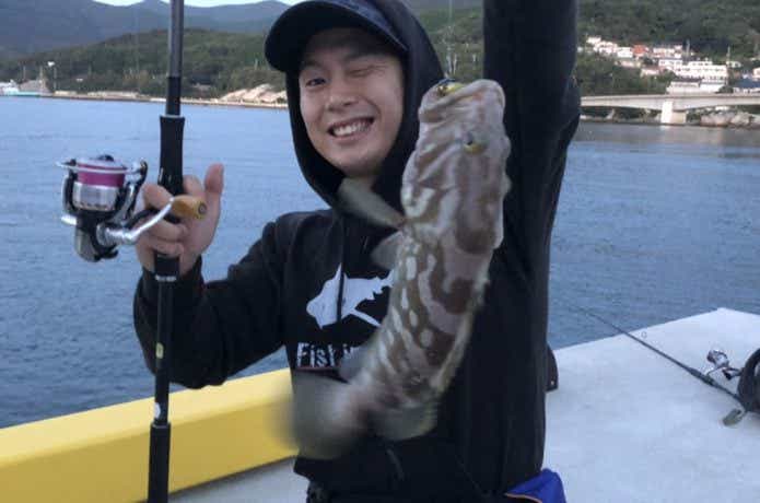 対馬の釣りの画像