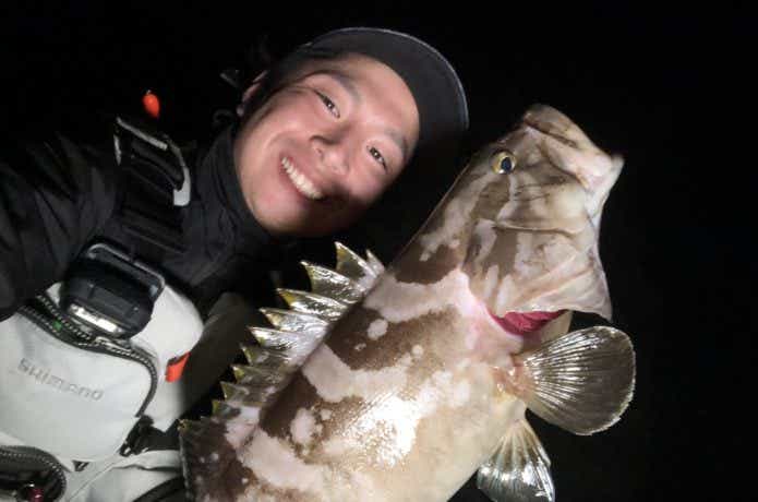 対馬の釣りの画像