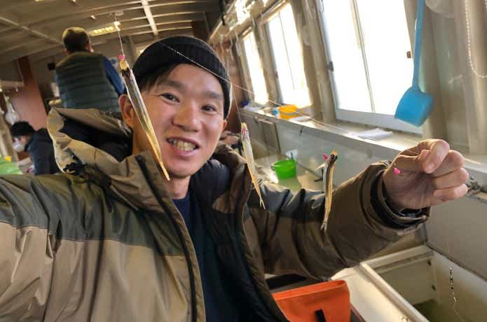 ワカサギ釣りの画像