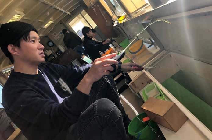 ワカサギ釣りの画像