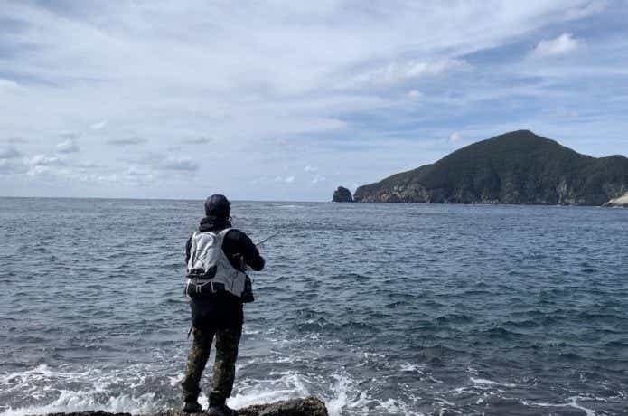 対馬の釣りの画像