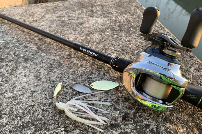 SHIMANOバス釣りロッド2点セットベイトスピニングコルク