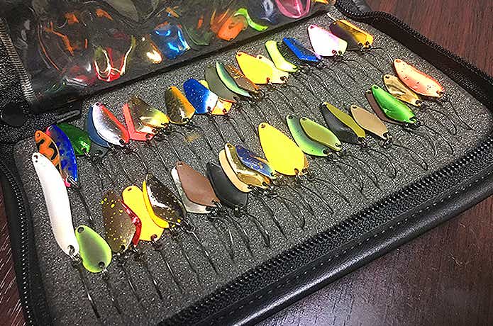 管理釣り場のスプーン