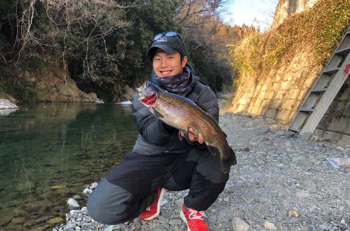 管釣りの画像