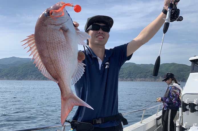 淡路で釣ったタイ