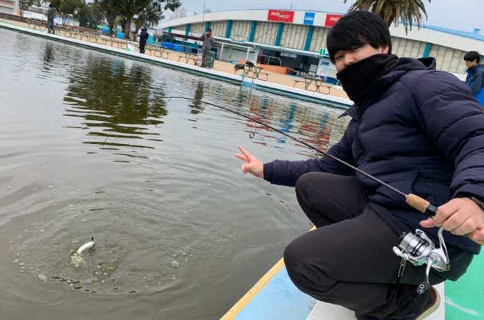 管釣りの画像