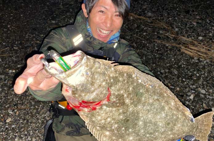 ジョルティで釣ったヒラメ
