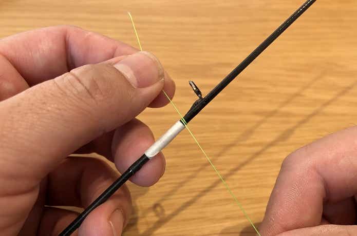 自宅で簡単ロッド修理！穂先（ティップ）側の折れた竿を修復