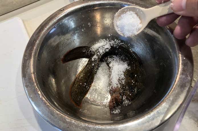 ギンポを調理