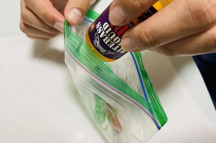 ワーム用のソークオイル