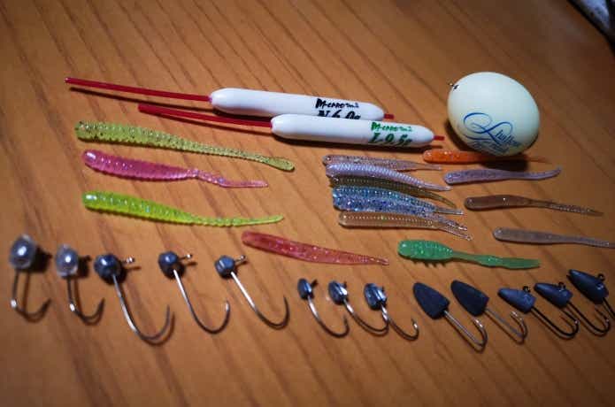 尺アジで使うリグ