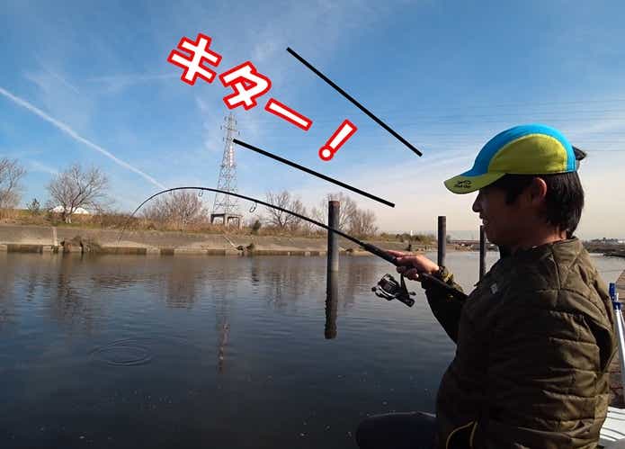 ハクレン釣り　荒川