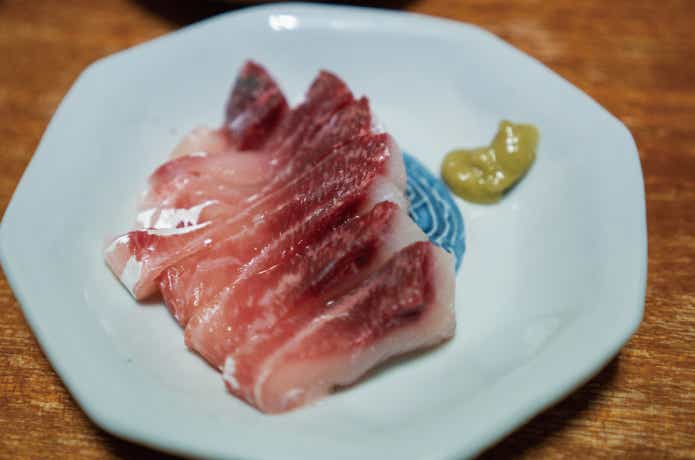 ボラ　刺身