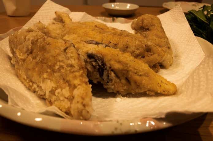 サバフグの唐揚げ