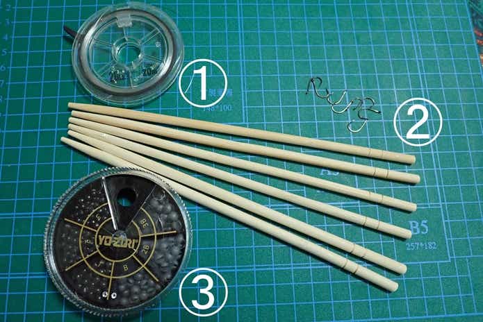 ギンポ釣り　仕掛け