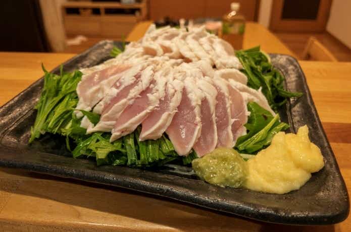 サバフグの刺身