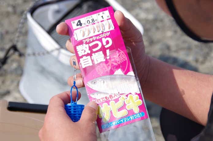 サビキ釣りの道具の画像