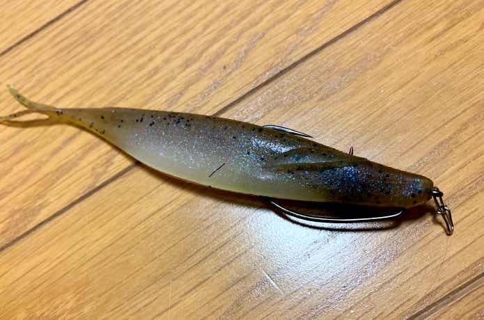 ワームにスナップ