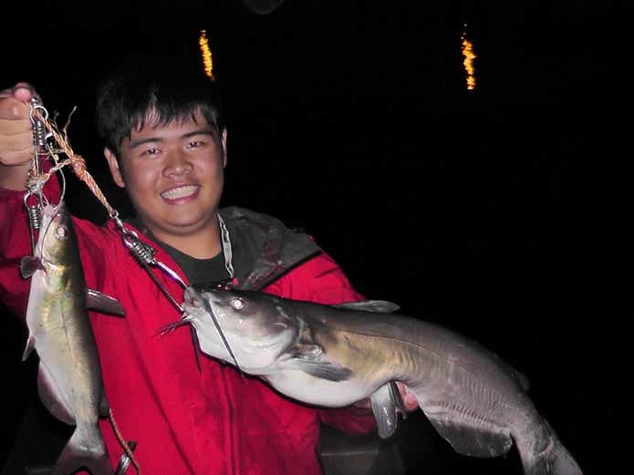 アメリカナマズ釣り