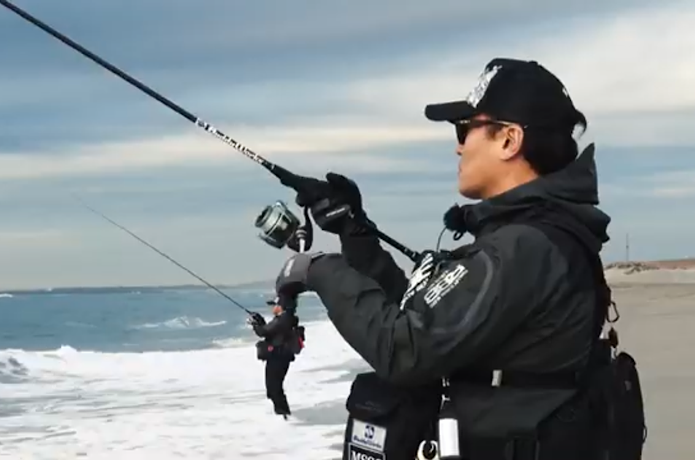 ヒラメ釣りの画像