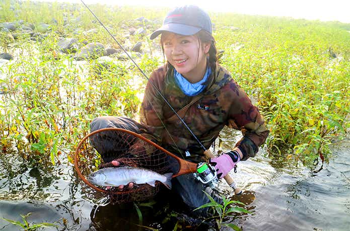 aricoが釣ったヤマメ