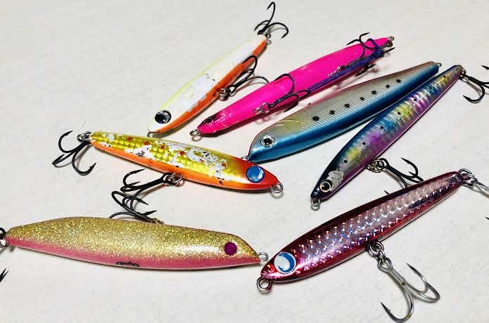 ヒラメ釣りのルアーの画像