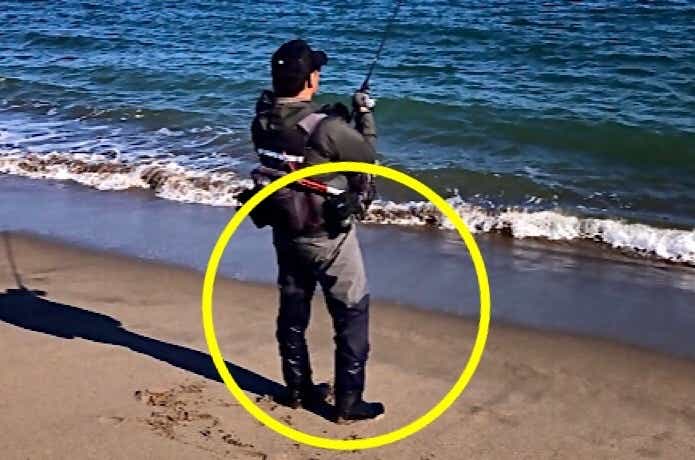 ヒラメ釣りの装備の画像