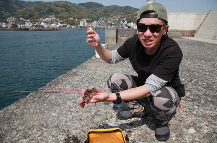 チョイ投げ釣りの画像
