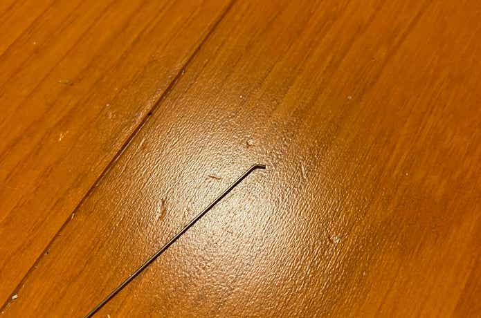 ワームのズレ防止の画像
