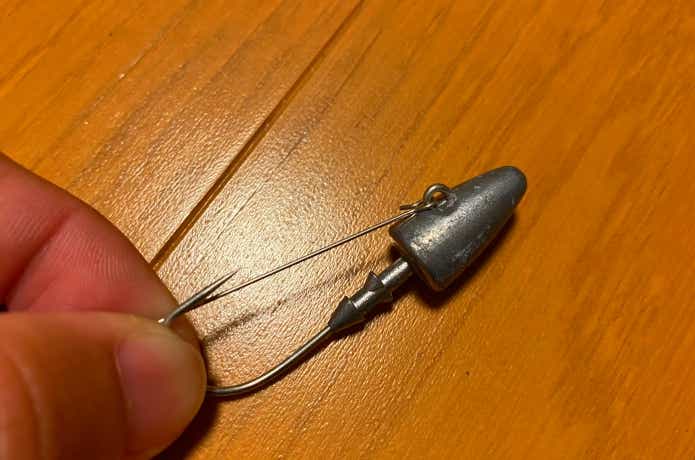 ワームのズレ防止の画像