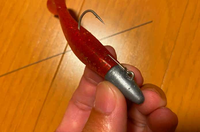 ワームのズレ防止の画像