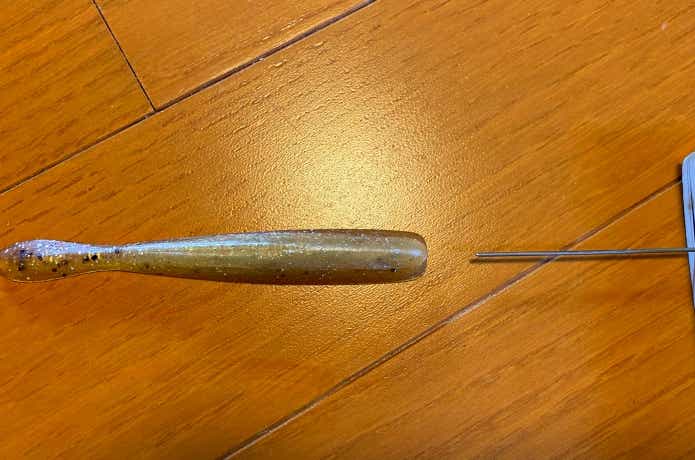 ワームの刺し方の画像