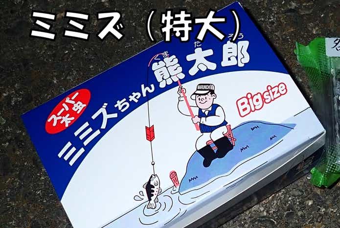 うなぎ釣り　ミミズ餌