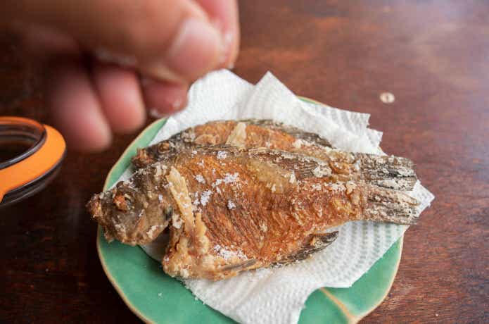 ブルーギル 唐揚げ