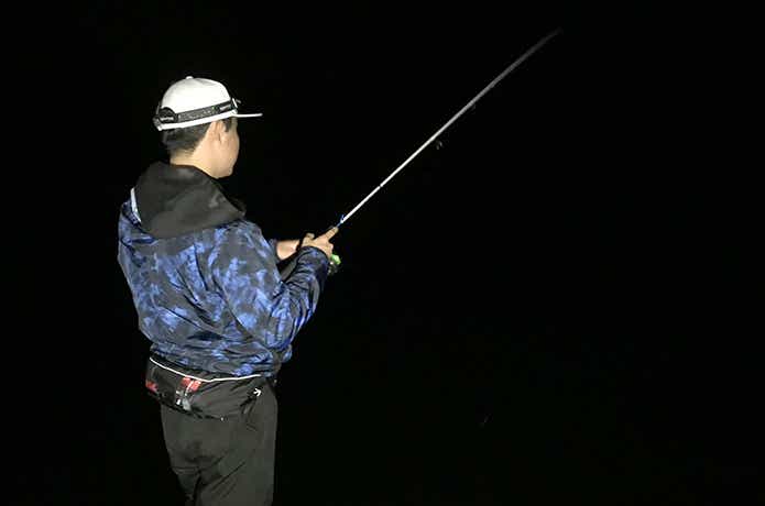 夜釣り