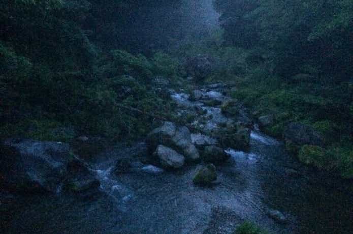 渓流ルアーフィッシングの画像
