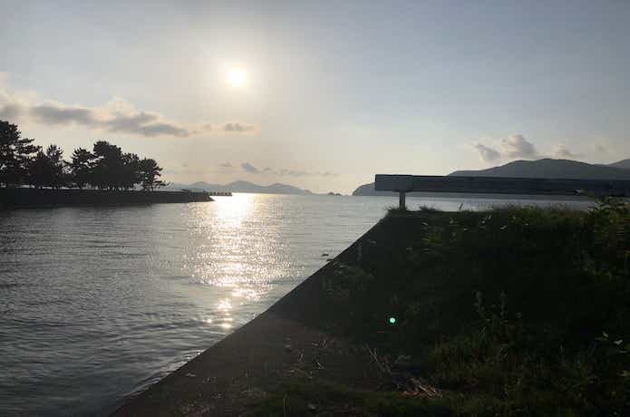 エビ撒き釣りの画像