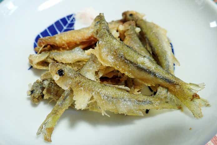カワムツ　唐揚げ