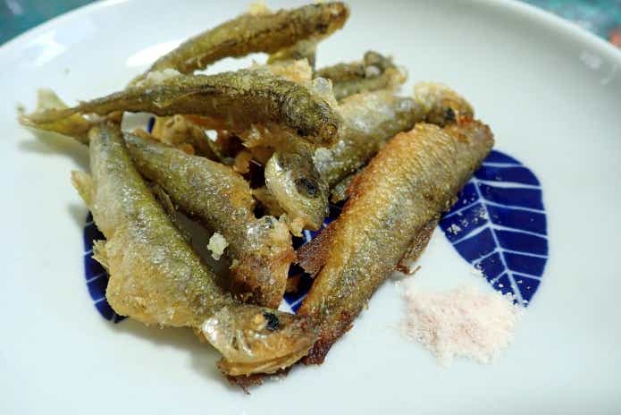カワムツ　素揚げ