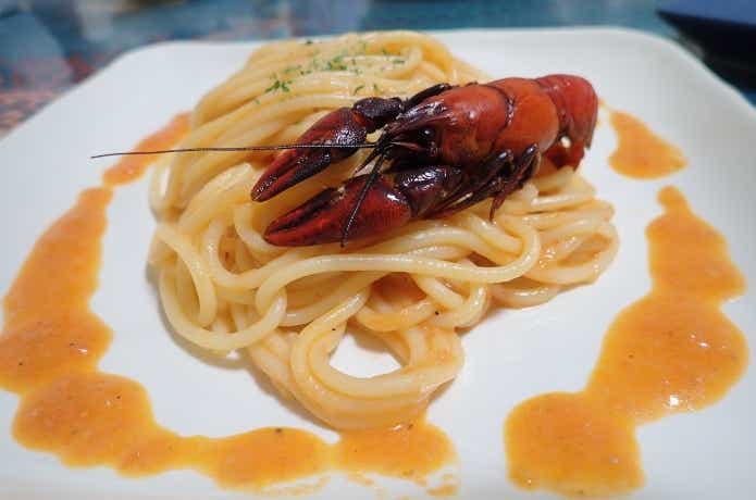 ウチダザリガニ　料理