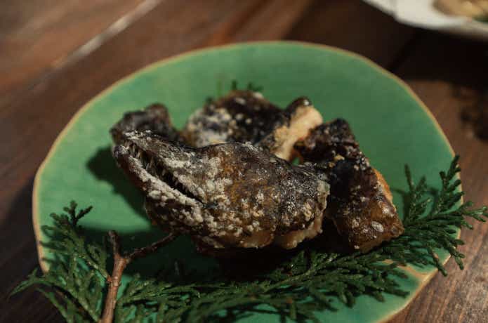 ウツボの塩焼き