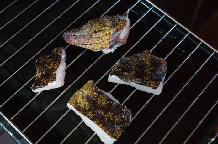 ウツボの塩焼き