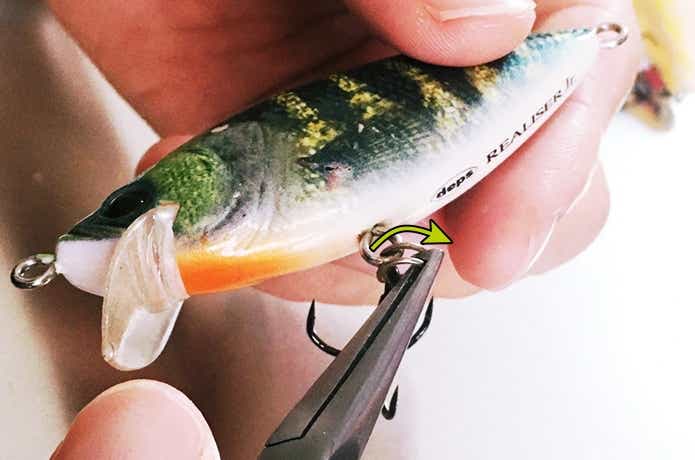 スプリットリングの着脱