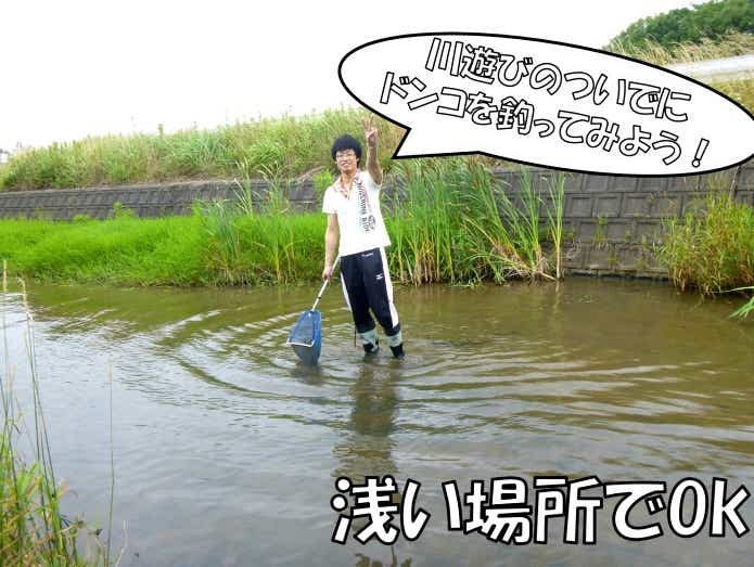 ドンコ　川遊び