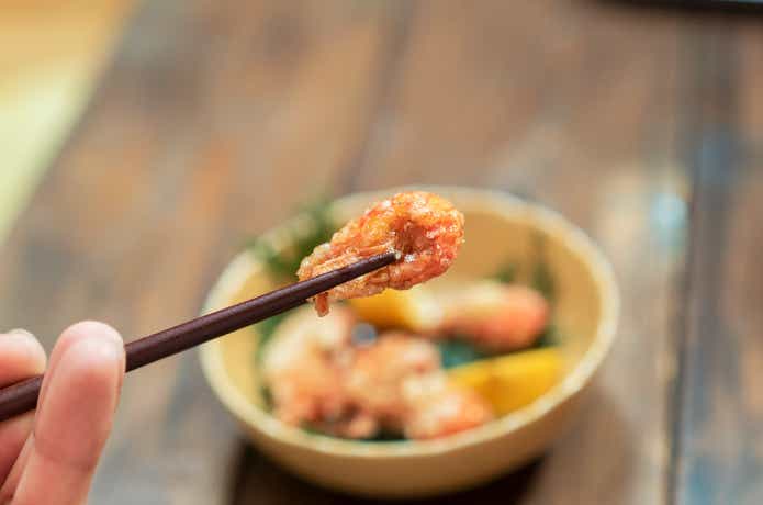 テナガエビ　唐揚げ