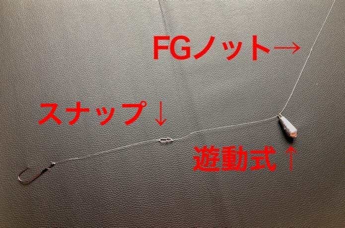 マゴチのキャロライナリグの画像
