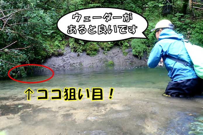 湯川　釣りポイント